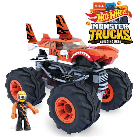 Hot Wheels Mega Construx Tiger Shark Monster Truck