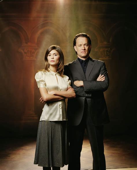 The Da Vinci Code Promo Still L To R Audrey Tautou Tom Hanks