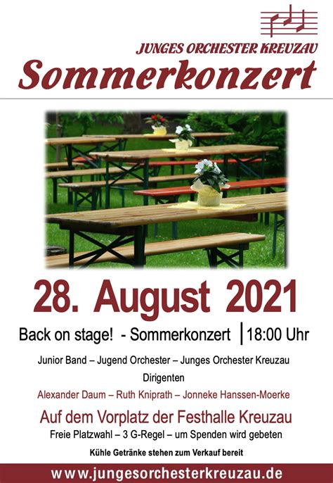 Endlich Wieder Ein Konzert Musikschule Kreuzau