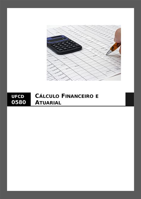 calculo financeiro  actuarial contabilidade financeira  teoria
