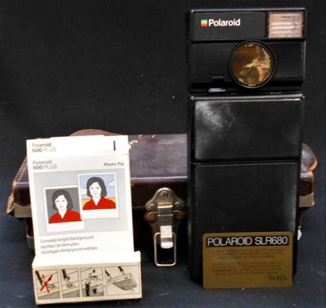 Vintage Cased Polaroid Slr Camera Sold For