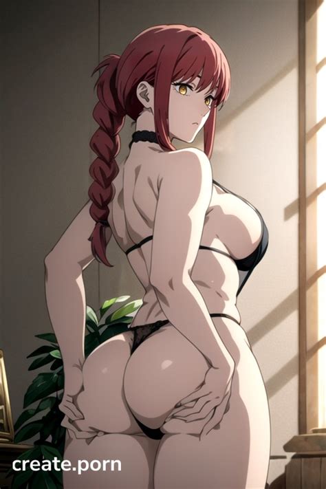Massive Ass Makima Chainsaw Man Soft Pastel AI Porn
