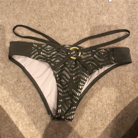 Khaki Green Ann Summers Bikini Perfect Condition Depop