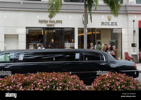 Rodeo Drive Beverly Hills Ca Stock Photo Alamy