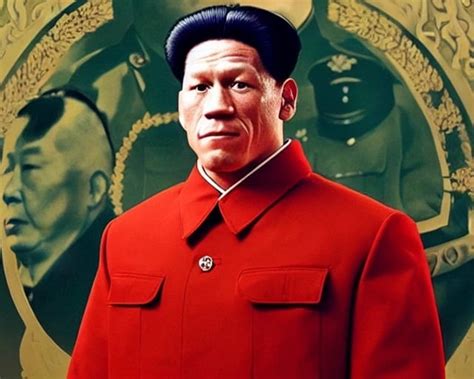 John Cena As Mao Zedong Portrait Basically Zhong Xina Rweirddalle