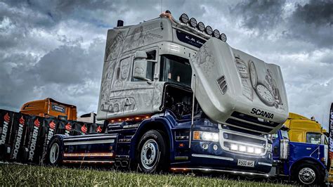 Scania V Straight Pipe Noise Devon Truckshow Youtube