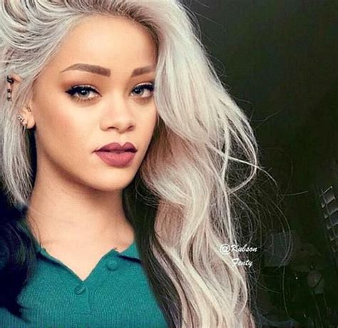 Rihanna Medium Blonde Hair