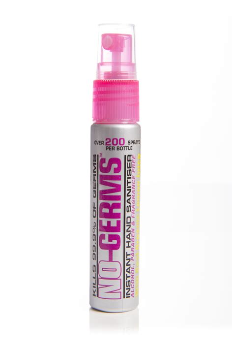 Fragrance Free Water Bottle - No Germs