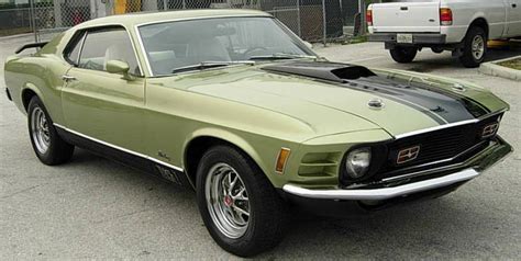 Green 1970 Mach 1 Ford Mustang Fastback Photo Detail