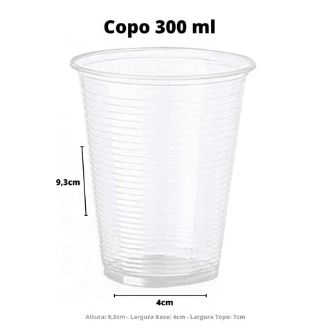 COPO DESCARTÁVEL PP 300ML COPOZAN PC C 100 CV Descartáveis