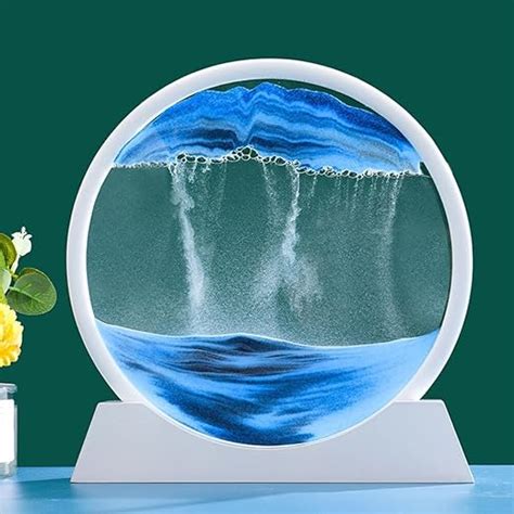 Tiaastap Moving Sand Art Pictures Sandscape Sand Art 3d Hourglass