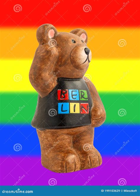 Bear symbol of Berlin stock image. Image of sculpture - 199103629