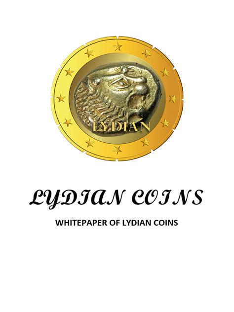 LYDIAN COIN White Background Final | PDF | Cryptocurrency | Money