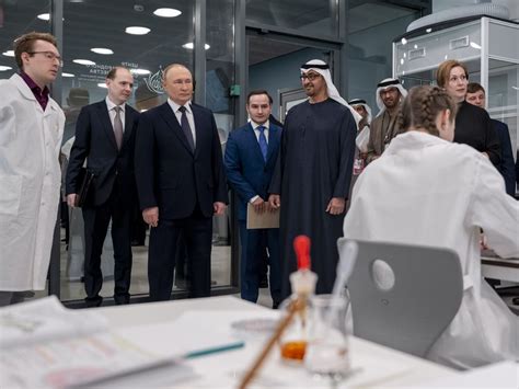 UAE Russian Presidents Inaugurate Sheikha Fatima Bint Mubarak