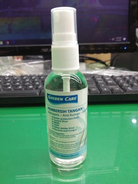 Jual HAND SANITIZER SPRAY GOLDEN CARE ANTISEPTIC FOOD GRADE ISI 50 Ml