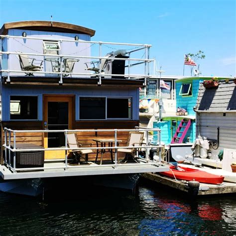 These Airbnb Houseboats Are Like Living In A Floating Tiny House