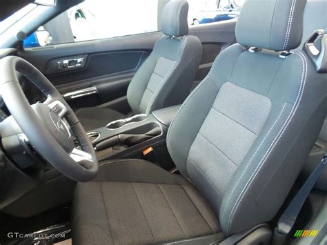 2017 Ford Mustang V6 Convertible Interior Color Photos