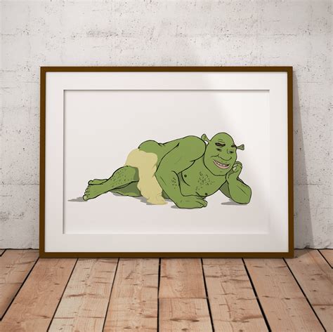 Shrek Art Print Quality Shrek love Me Art Print - Etsy