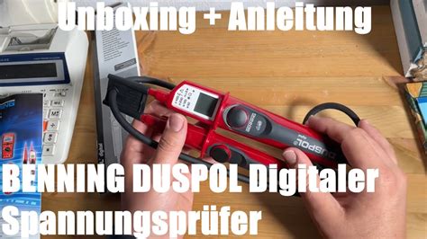 Benning Duspol Digital Digitaler True Rms Spannungspr Fer Pr Fart