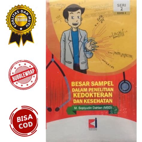 Jual Buku Besar Sampel Dalam Penelitian Kedokteran Dan Kesehatan Seri