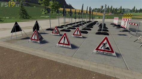 BARRIER PACK PLACEABLE V4 0 FS19 Mods Farming Simulator 19 Mods