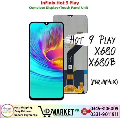 Infinix Hot Play LCD Panel Unit Combo Exclusive