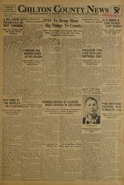 The Chilton County News - 1935 : Free Download, Borrow, and Streaming : Internet Archive