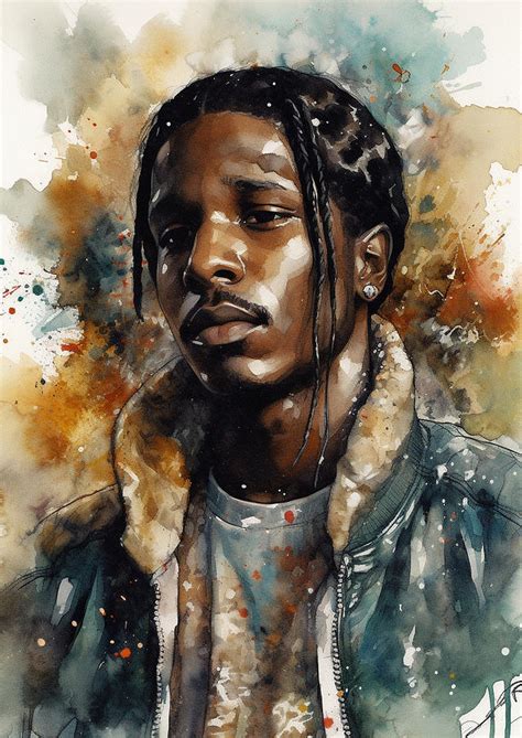 Asap Rocky Digital Art By Dieu Vuong Kha Fine Art America