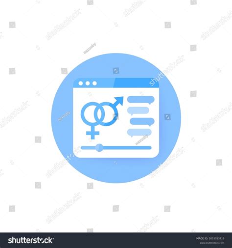 Sex Education Vector Icon Online Seminar Stock Vector Royalty Free Shutterstock