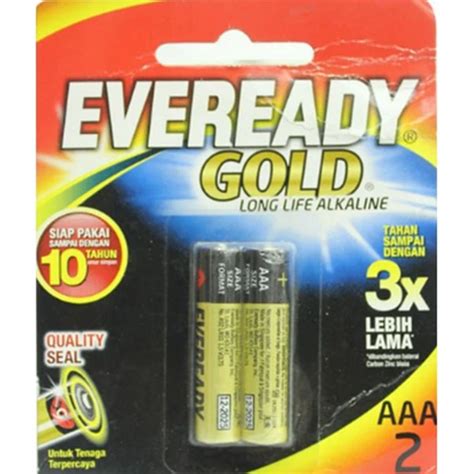 Jual Baterai Aaa Eveready 2s A92 Bp2 Gold Jakarta Jaya Utama Santikah