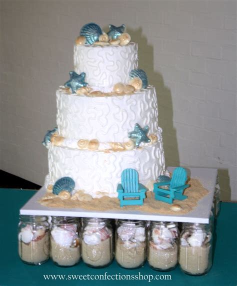 Ocean Sea Shell Wedding Cake Seashell Wedding Confections Diaper Cake