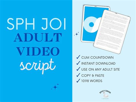 SPH Mean JOI Script Adult Industry Joi Sph Scripts Onlyfans Scripts