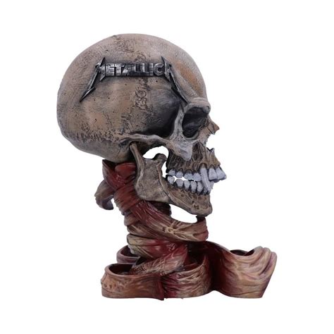 Metallica Sad But True Pushead Skull Statue Statuer Ikke Skala