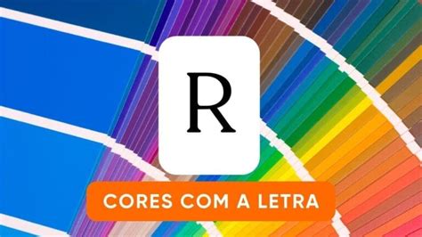 Cor Com A Letra R