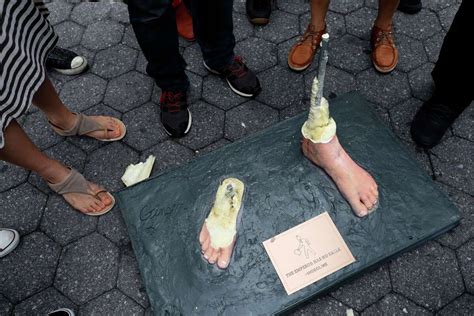 Supervisor Tries To Save Naked Trump Statue In SFs Castro