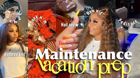 Prepare With Me For Vacation ˖° 1000 Maintenance Vlog Hair Nails