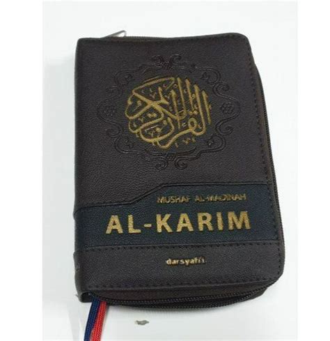 Al Quran Al Karim Zip Saiz A6 Hot Item Lazada