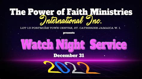 Watch Night Service December 31 2022 YouTube