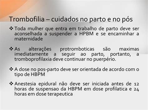 Trombofilias E Gravidez - PPT - Trombofilias e Gestação PowerPoint Presentation, free download ...
