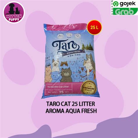 Jual Gosend Pasir Kucing Gumpal Wangi Taro Liter Shopee Indonesia