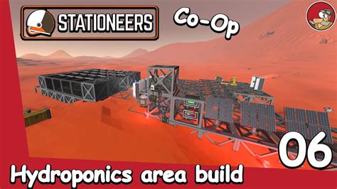 Hydroponics Area Building Stationeers Co Op Gameplay Mars Let S