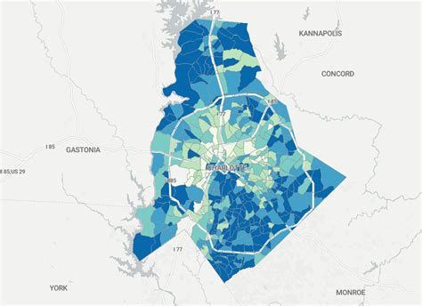 Explore New Data About Charlotte Via Interactive Maps Charlotte Urban
