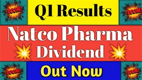 Natco Pharma Q1 Results 2024 Natco Result Pharma Share Latest News