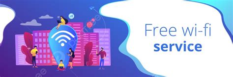 Surfing Web Wi Fi Public Hotspot Banner Template Download On Pngtree