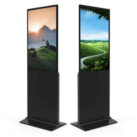 Office Free Floor Standing 55 Inch Digital Signage Display With