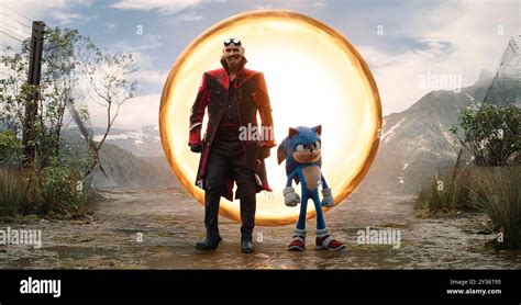 Sonic the Hedgehog 3 Jim Carrey Stock Photo - Alamy