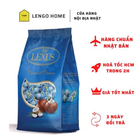 KẸO SOCOLA NHÂN KEM DỪA 1KG TURKEY ANL LEXUS CHOCOLATE WITH COCONUT