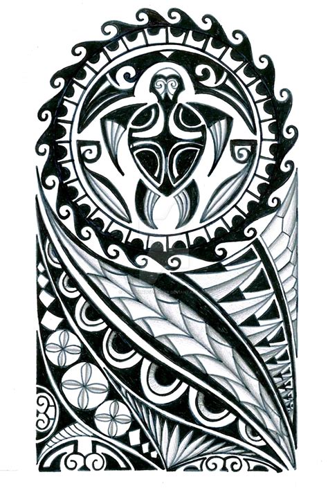 Polynesian Tribal Drawings Clipart Best