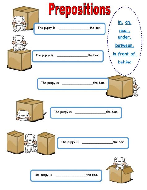 Preposition English Grammar Exercises