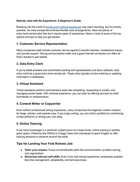 Our career guide explains how to land online jobs with no experience 8